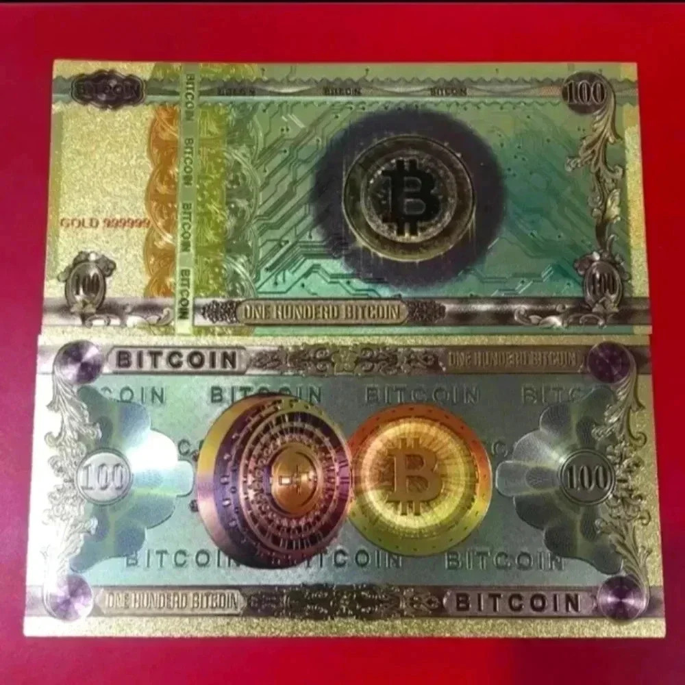 Commemorative Coin New Bitcoin 100  Foreign Trade..NWT..lot #2